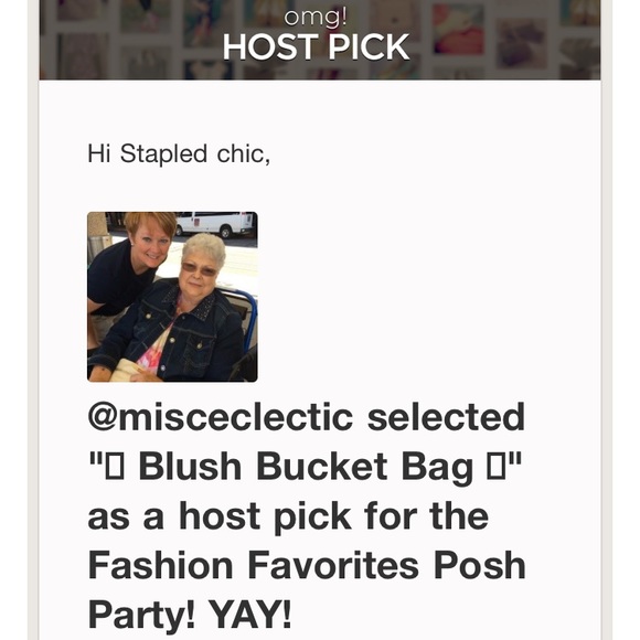 ‼️ 2 LEFT ‼️ Blush Bucket Bag - Picture 5 of 5